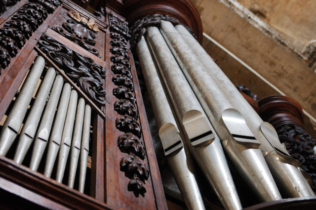 photo de l'orgue, gros plan